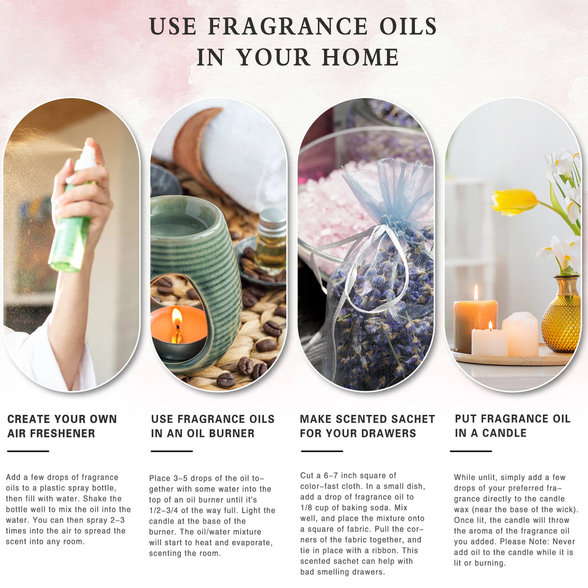 PHATOIL Natural Plant Essential Oil 10ml Eucalyptus Lavender Bergamot Vanilla Peppermint 1PCS Aroma Essential Oils For Diffuser