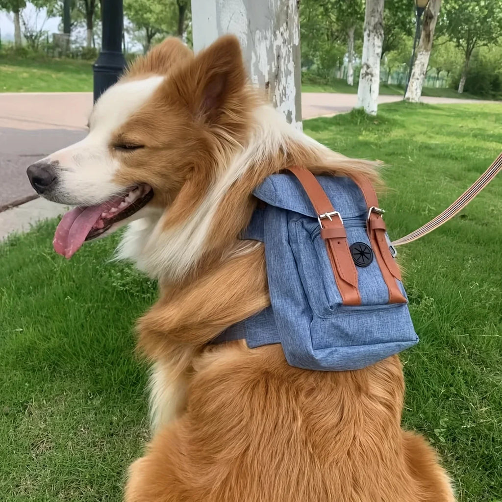 Multifunctional Pet Dog Backpack Pet Carrier Puppy Bag Dogs Outdoor Travel Dog Snacks Backpack French Bulldog Dog Accessories